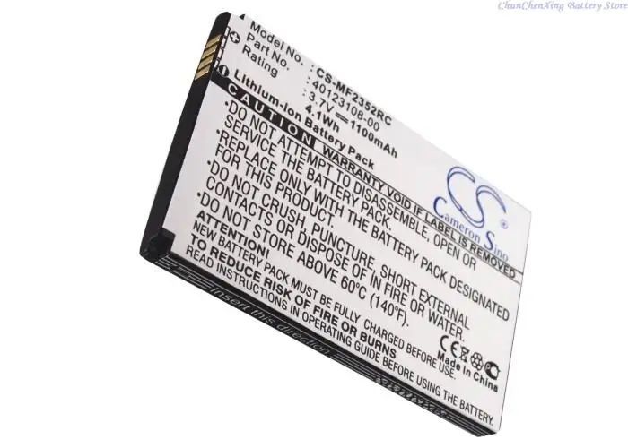 Фото Сменный аккумулятор 1100 мАч для беспроводных устройств Bell/Novatel MiFi 2372, Novatel Wireless/Vodafone MiFi 2352, Rogers HotSpot. №2