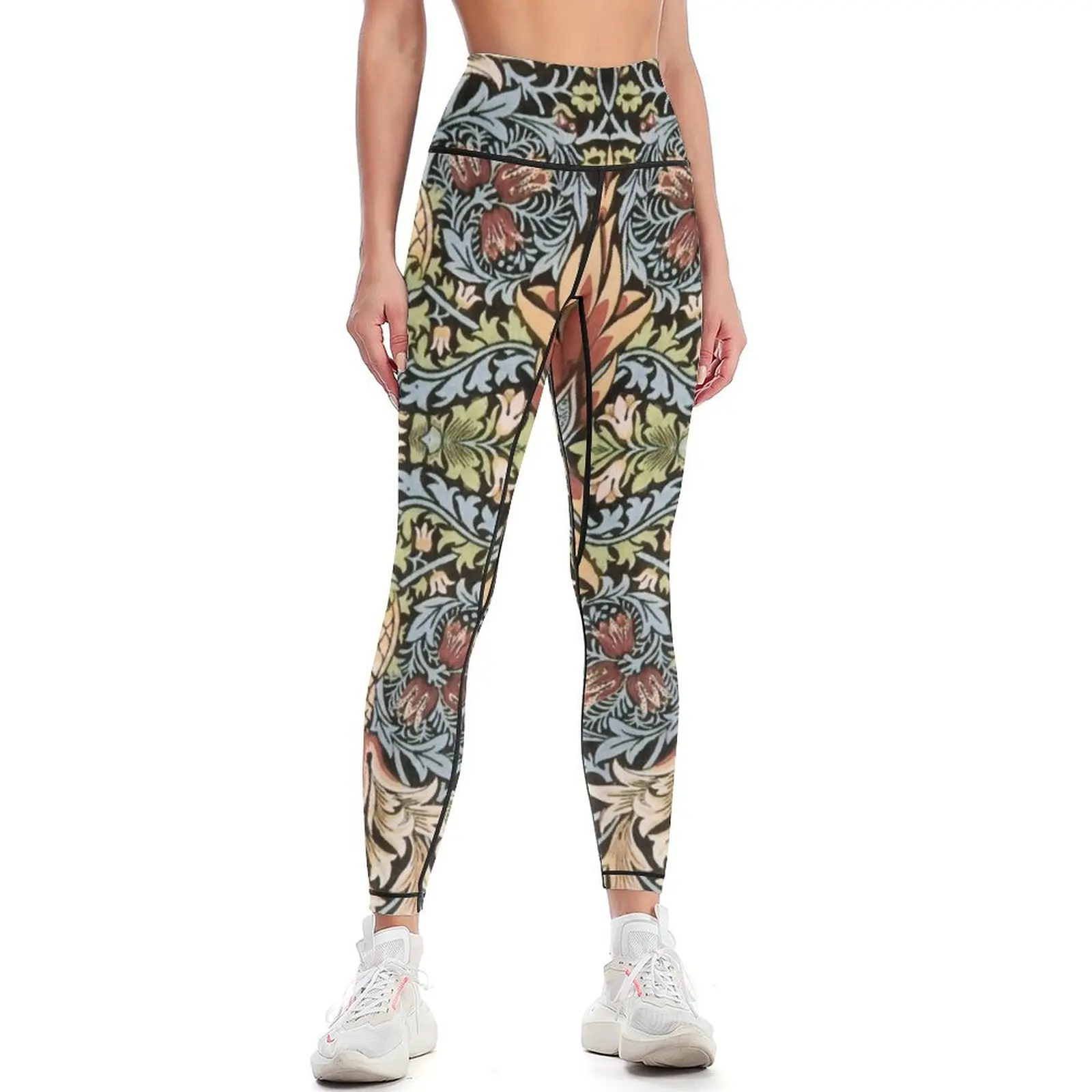 Женские леггинсы для спортзала с эффектом потертости