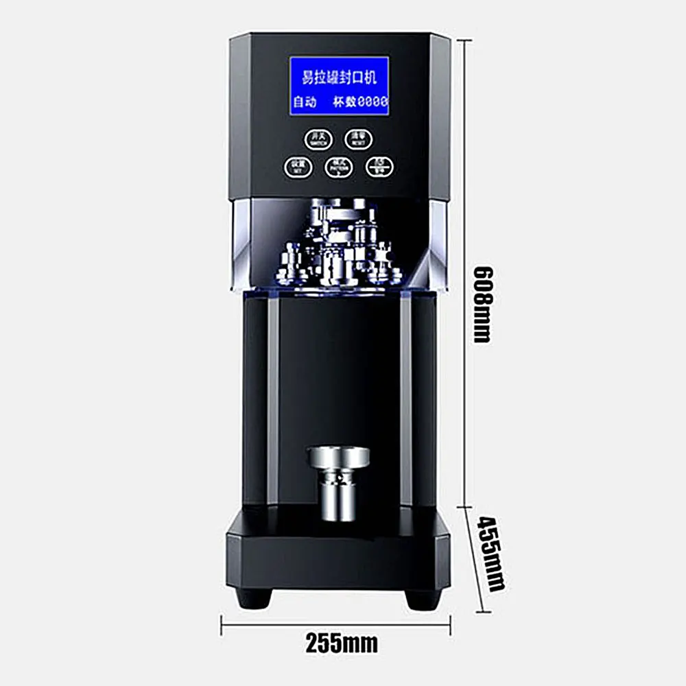 Автоматическая машина для запечатывания бутылок Коммерческая банок с чашками
