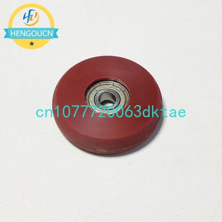 

2 Pieces Offset Printing Machine Part 60*15mm Paper Pressing Wheel With Bearing
