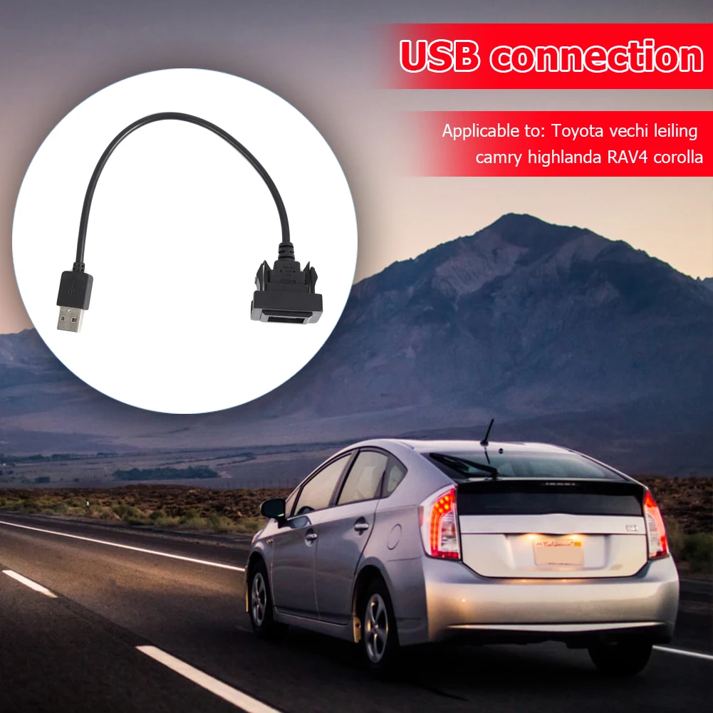 

Удлинитель для приборной панели автомобиля с USB 2,0 штекер-гнездо для Toyota Camry Прямая замена простая установка