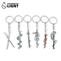 demon slayer keychain accessories sword anime accessories keyring llaveros originales backpack keychains woman car accessories