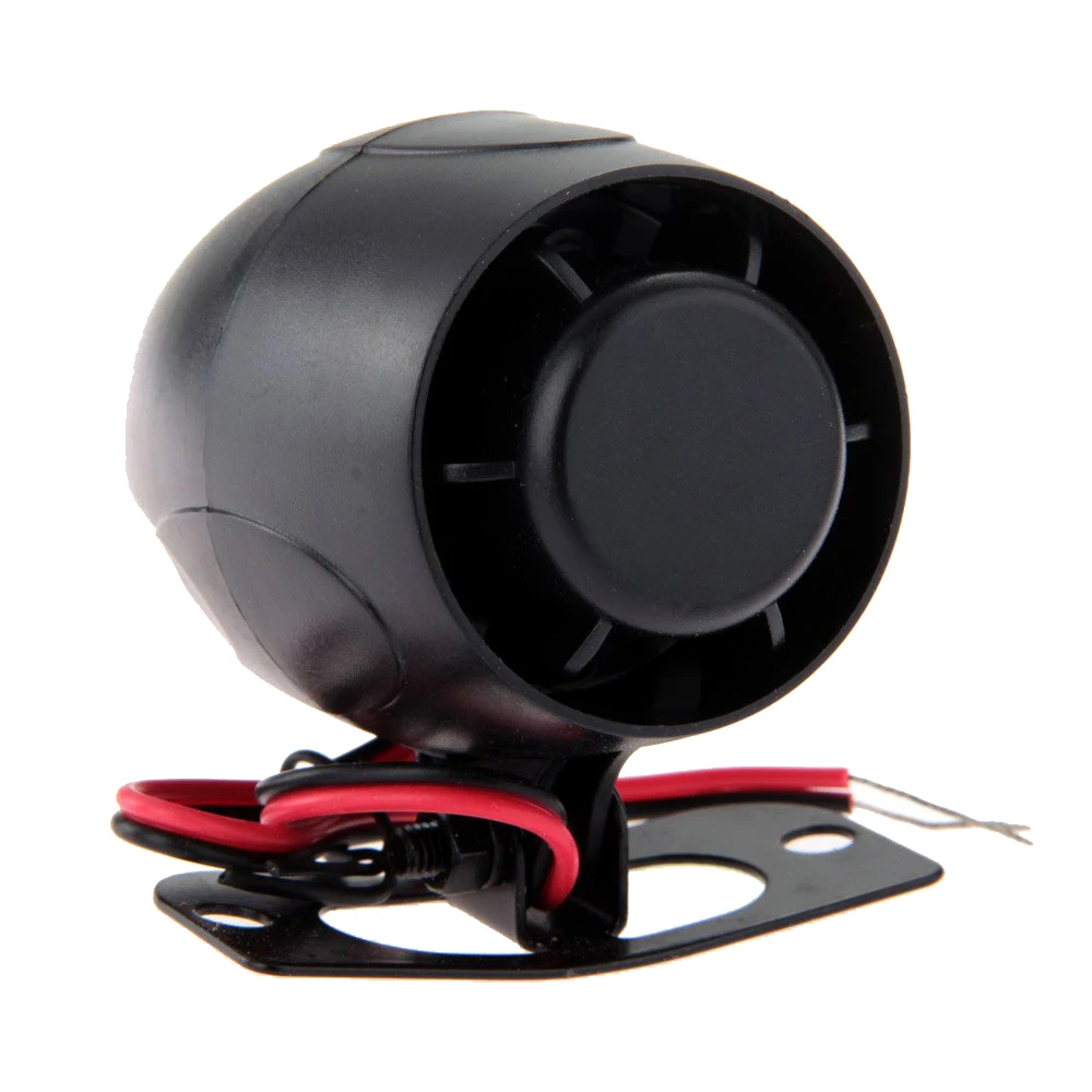 

Siren Reminder Audible Alarm 120dB 12V for Car Alarms Auto Universal Bike Black