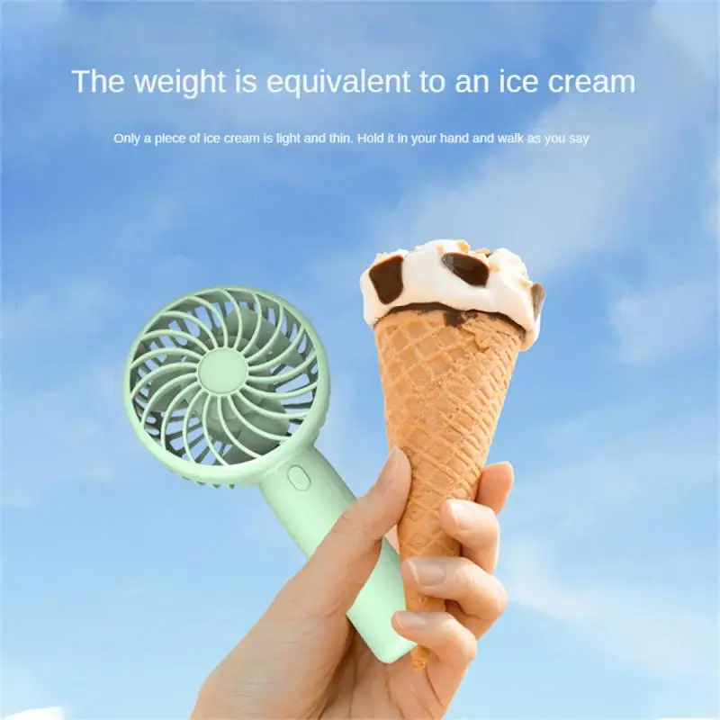 

1~5PCS Wind Power Handheld Fan Large Wind Force Cute High Quality Usb Mini Summer Color Matching Small Cooling Fans Fan Portable