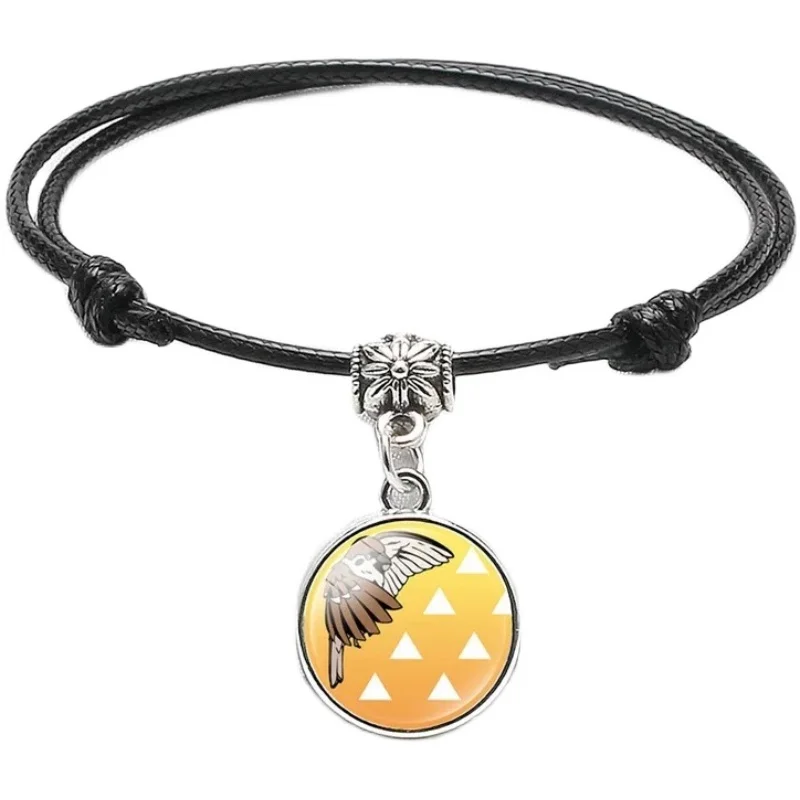 Аниме Demon Slayer Kochou Shinobu Kamado Tanjirou браслет для косплея мультфильм регулируемые