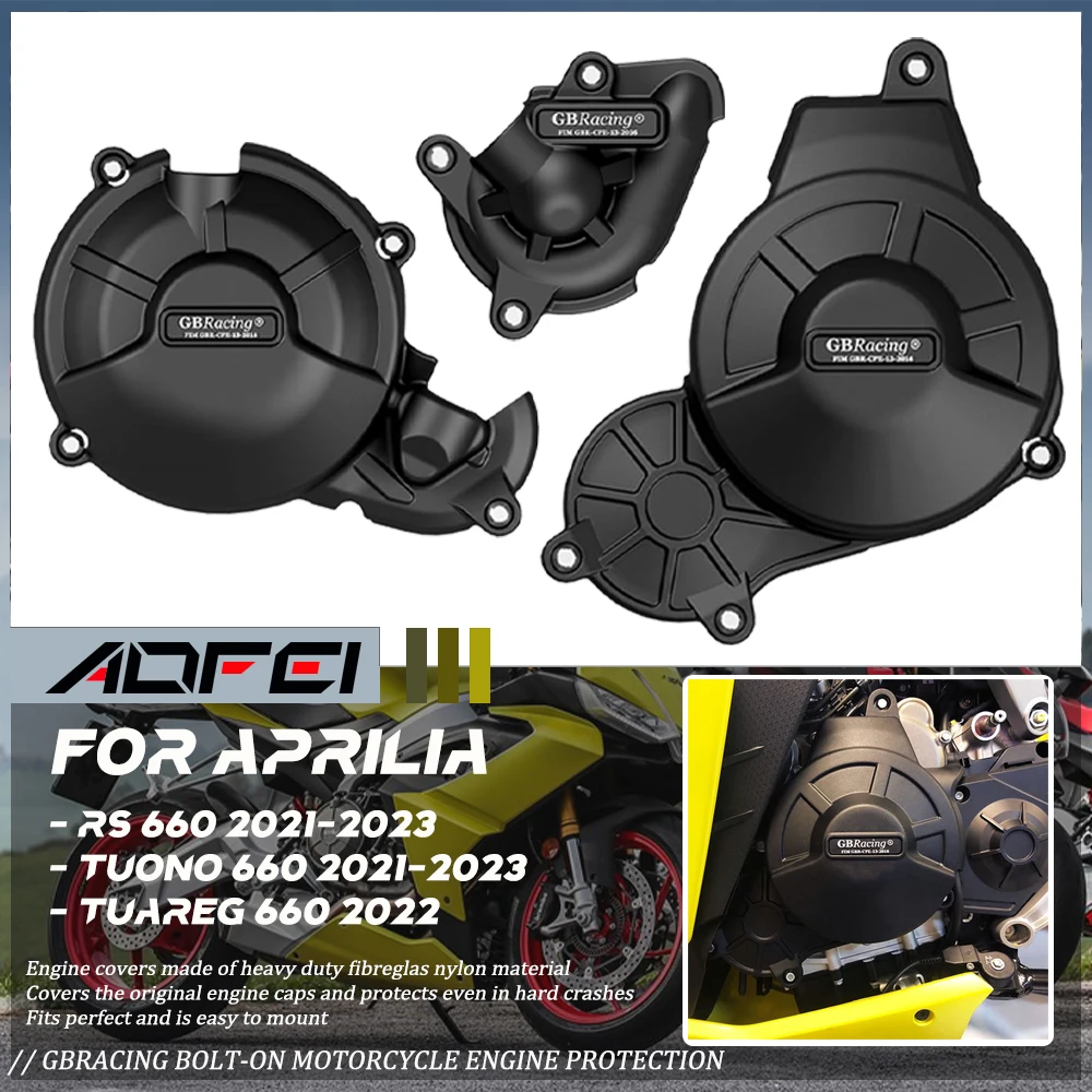 

Motorcycles Engine Cover Protection Case For Case GB Racing For Aprilia RS660 TUONO 660 2021 2022 2023 Engine Covers Protectors