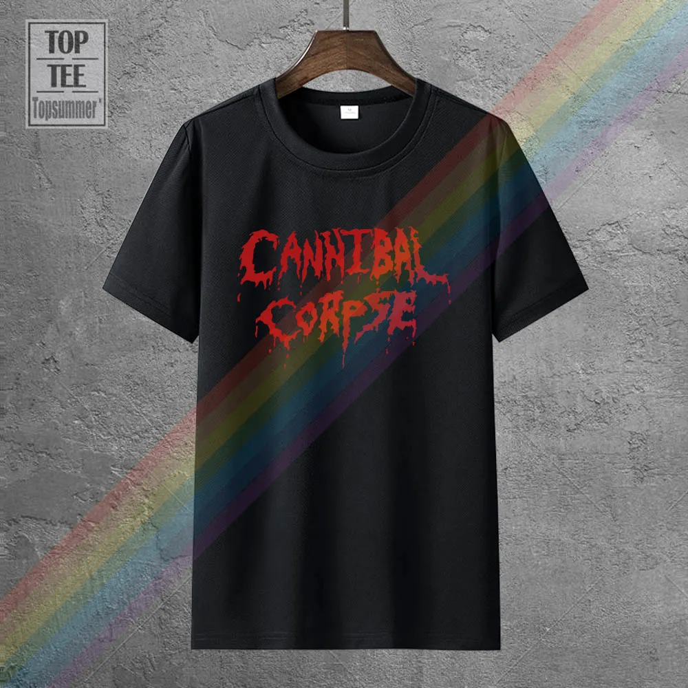 Cannibal Corpse Logo Grindcore Death Metal Deicide Suffocation New Black T-Shirt