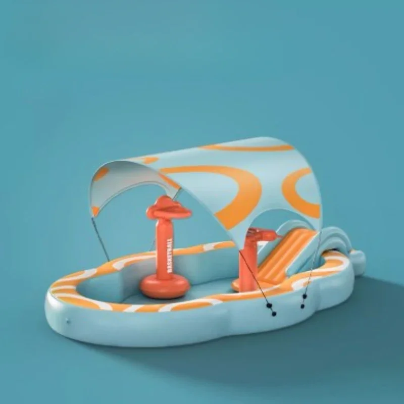 Сдвижной бассейн надувной дом детская вечеринка уличная игровая площадка