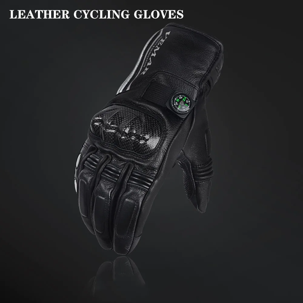 Зимние Мотоциклетные Перчатки Vemar 100% водонепроницаемые теплые мотоциклетные