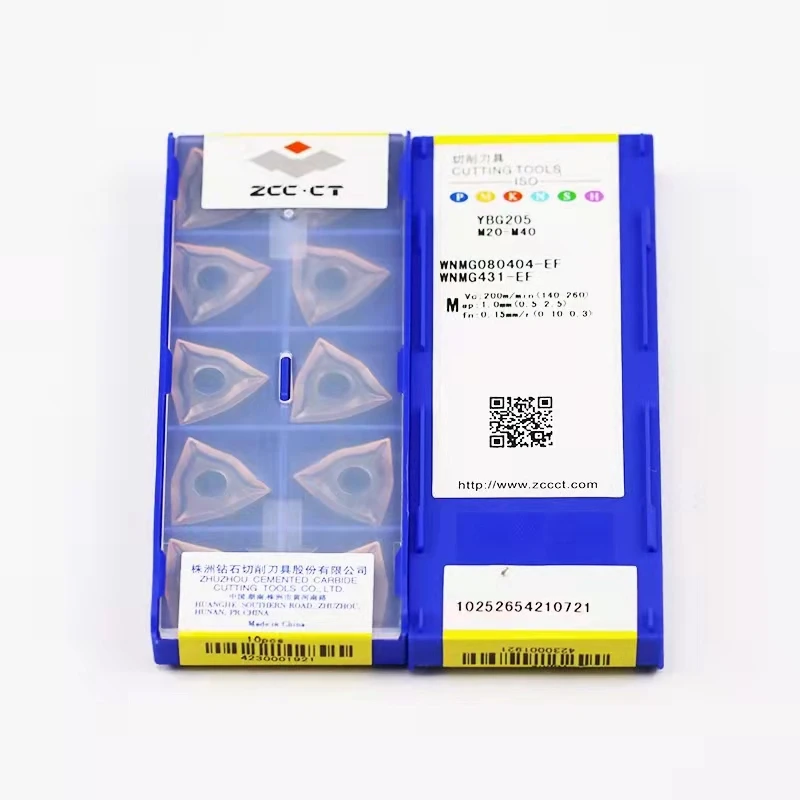 

10шт WNMG 080404 -EF WNMG 080408 -EF YBG205 WNMG 080404 -EM WNMG 080408 -EM YBG205 100% вставка ZCC.CT Процесс YBG205, нержавеющая сталь