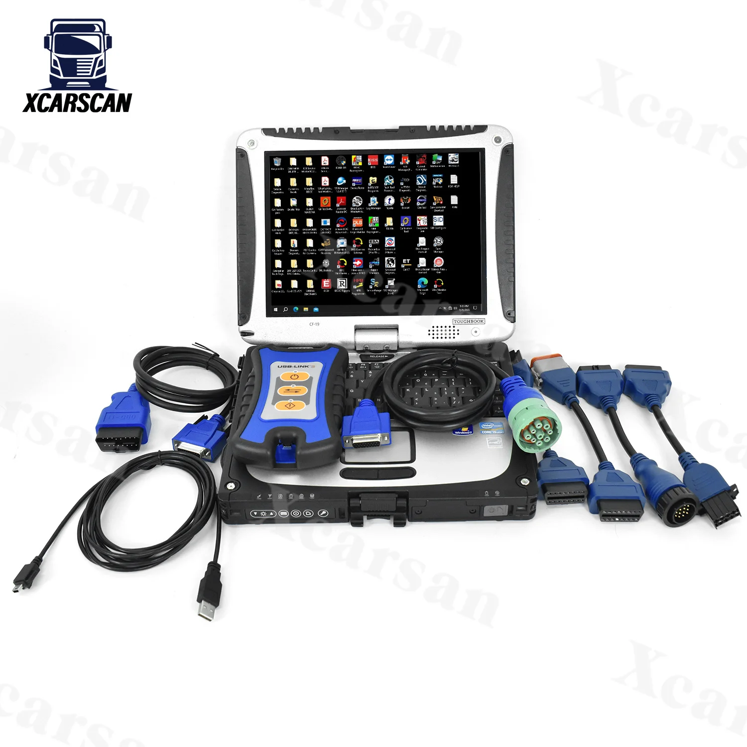 CF19 ноутбук OBD детектор дефектов дизельный двигатель для USB-Link 3 CAN FD OBD2 USB Link