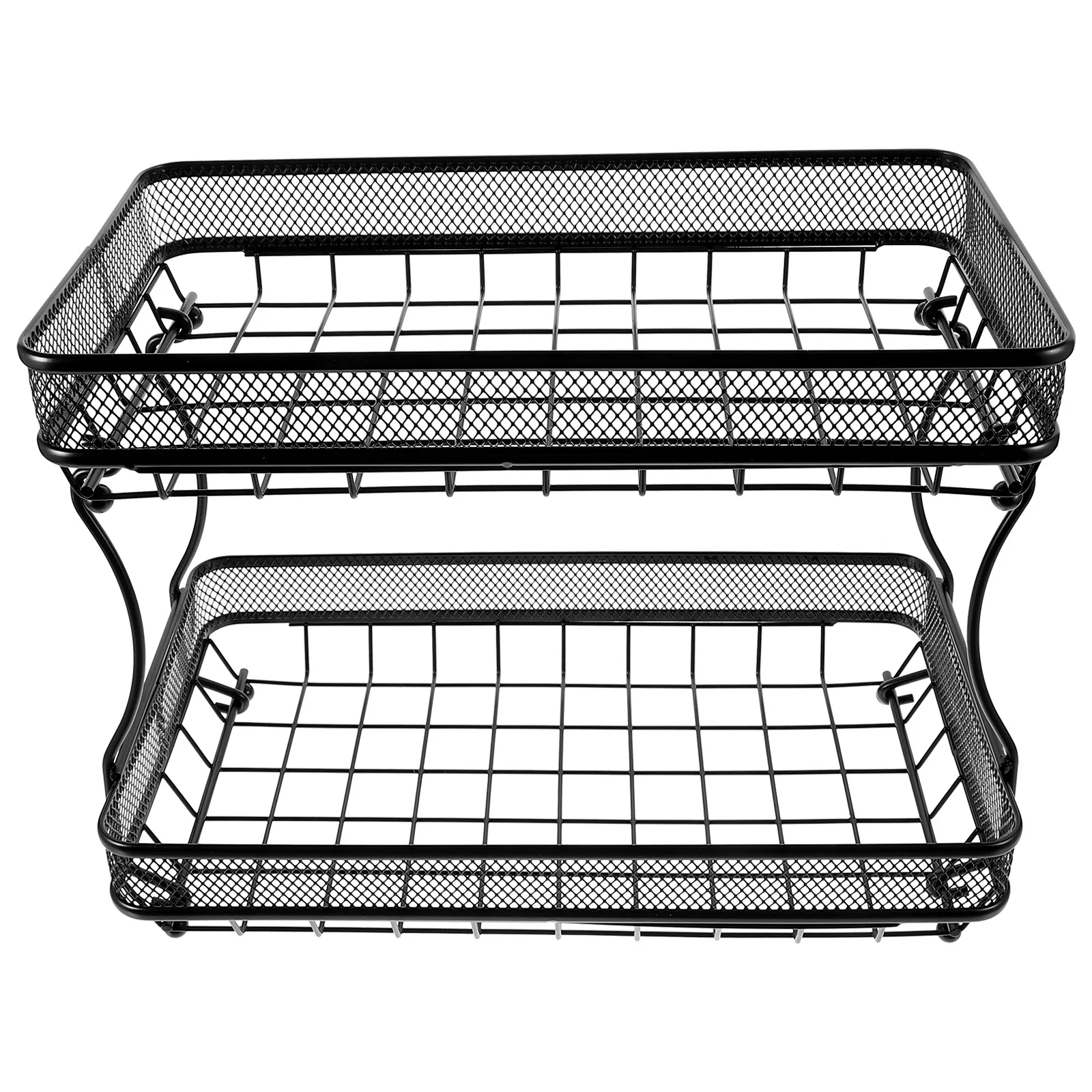 

2 Tier Fruit Basket Kitchen Fruit Basket Fruit Detachable Storage Basket