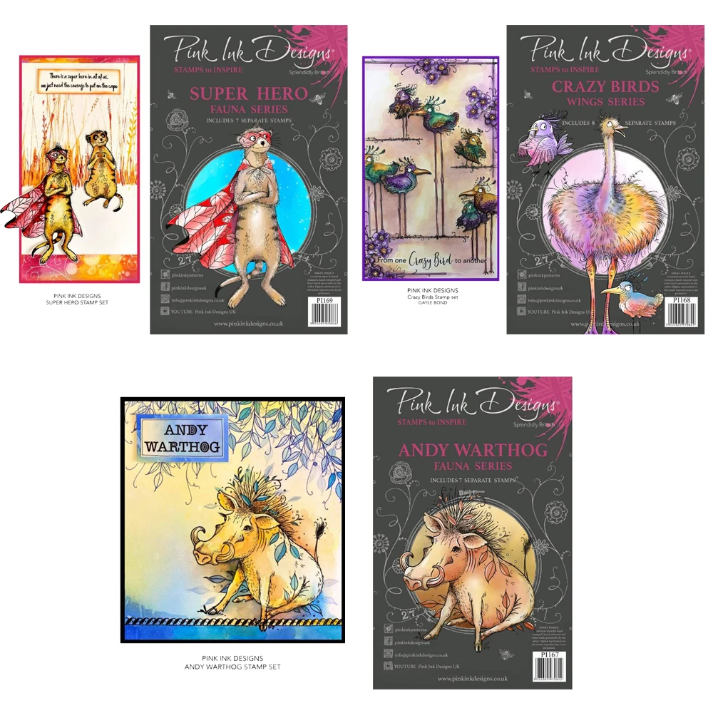 

New Arrival Wildlife Clear Stamps No Cutting Dies For DIY Scrapbooking Paper Cards Embossing Decorative Photo Album Craft Stamps