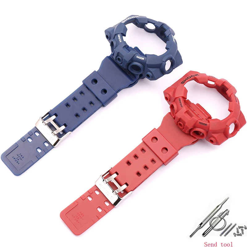 Камуфляжный полимерный ремешок для часов Casio G-shock GA700 серии 710 735 аксессуары и