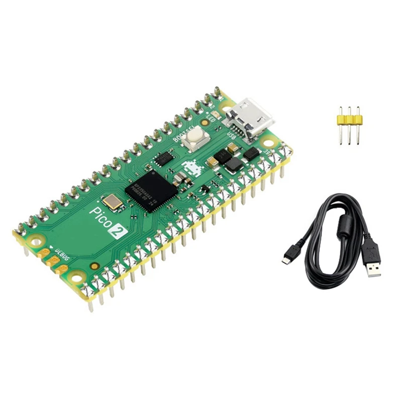 Для Raspberry Pi Pico 2-M макетная плата RP2350 микроконтроллер ARM Cortex-M33 Hazard3 RISC-V паяльный