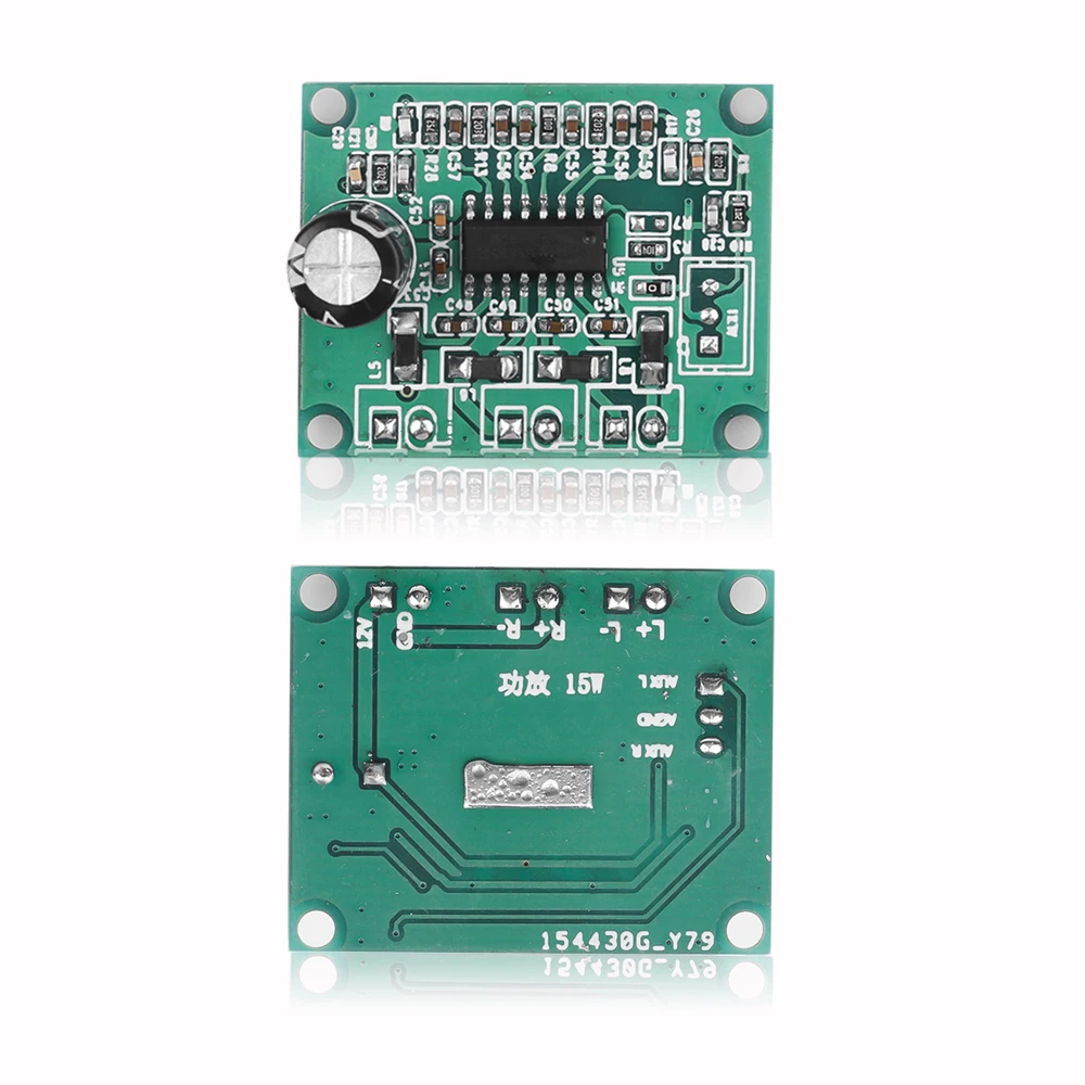 Фото DC12V Макс. 2*20 Вт двухканальный цифровой стерео аудио усилитель мощности плата высокой мощности DIY 40 Вт MP3-модуль усиления №2