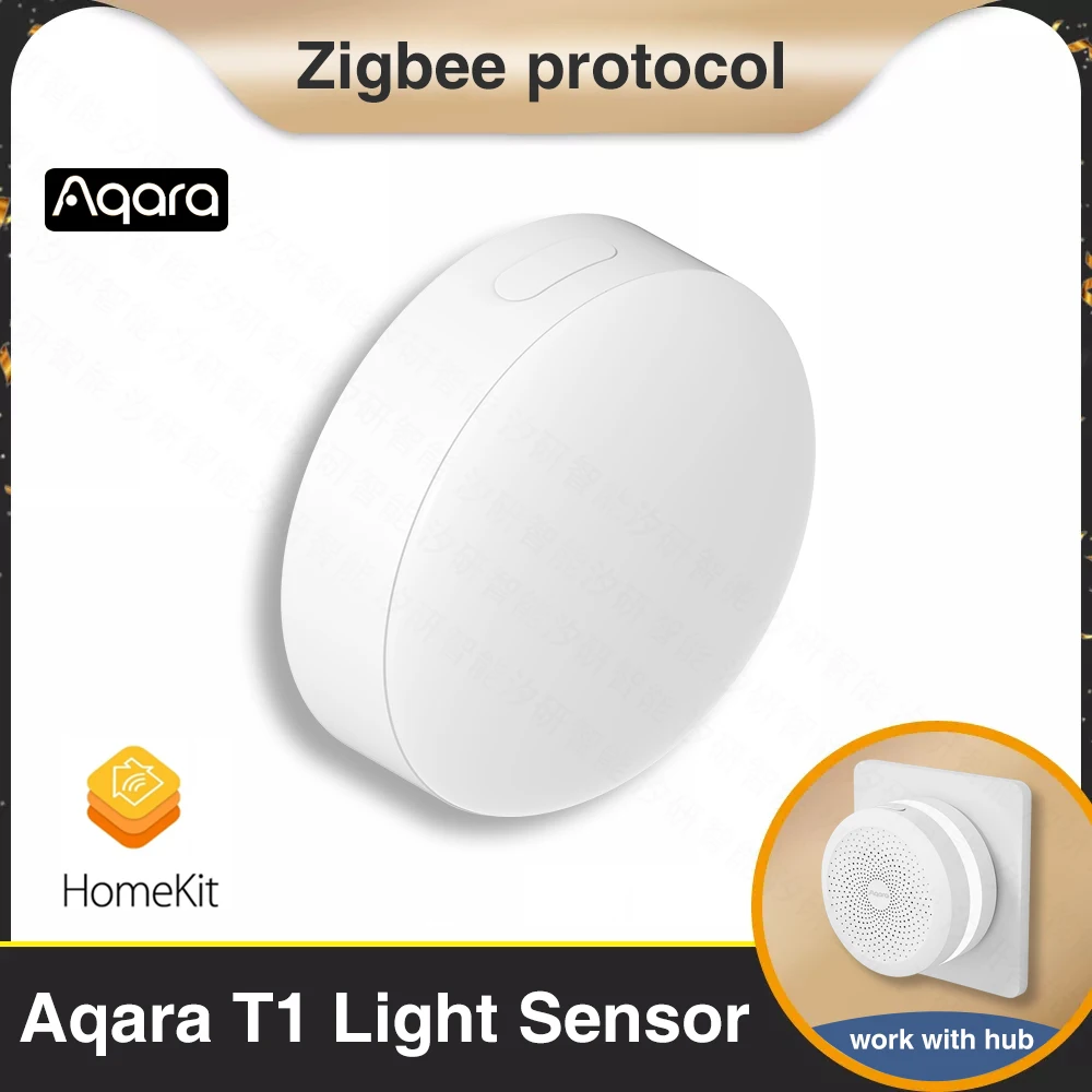 Датчик света Aqara T1 Zigbee 3,0, датчик яркости для умного дома, магнитный детектор светильник для Apple IOS Homekit и Aqara home App