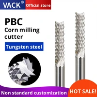 %e2%80%8bvack carbide tungsten corn milling cutter pcb end mill cnc router bits for circuit board acrylic wood engraving machine cutters