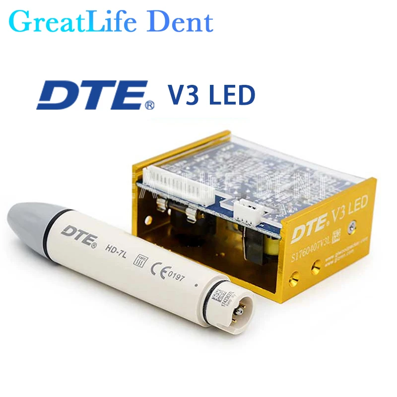 

GreatLife Dent Woodpecker DTE V3 Built-in Dental Scaler with Led Light Dental Instruments Built in Dental Ultrasonic Scaler