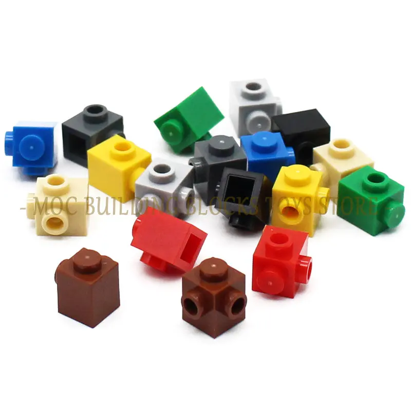 

50g/bag MOC Brick 26604 Modified 1x1 with Studs on 2 Sides Adjacent Building Block Classic Piece Compatible with Accessory Toy
