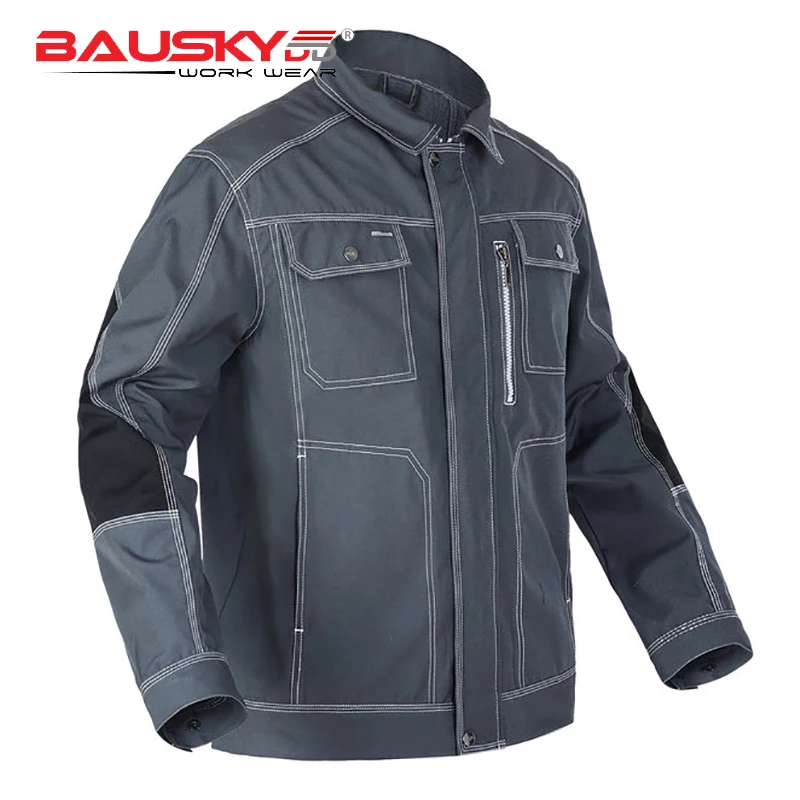 Фото Рабочая куртка Mechanic, рабочая одежда для мужчин, рабочая одежда, Рабочая Униформа для мужчин, рабочая куртка, бесплатная доставка №3