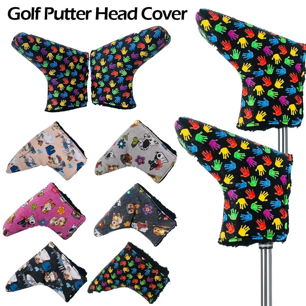 

Sport PU Practical Accessories Protective Headcover Golf Rod Sleeve Golf Putter Head Cover Golf Club Head Covers