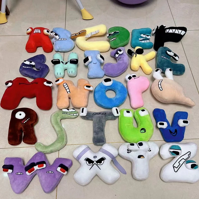 

Алфавит Лори Легенда Плюшевые игрушки мультфильм 24 английские буквы Цифры Куклы Игрушки для детей развивающие игрушки Детские подарки на д...