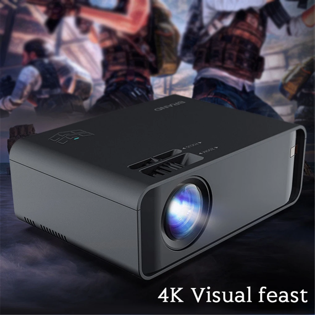 

Портативный смарт-проектор с Wi-Fi, 1080P, 16700K