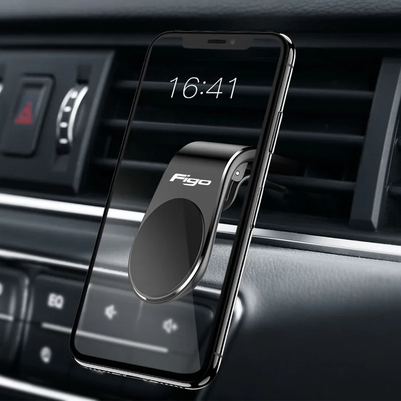 

Universal Phone Holder in Car Phone Stand Clip for Mount Car Magnetic Phone Holder for Ford FIGO Emblem Car Accessories