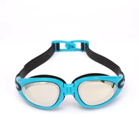 fashion design outdoor waterproof glasses big frame wide clear vision swimming goggles arena