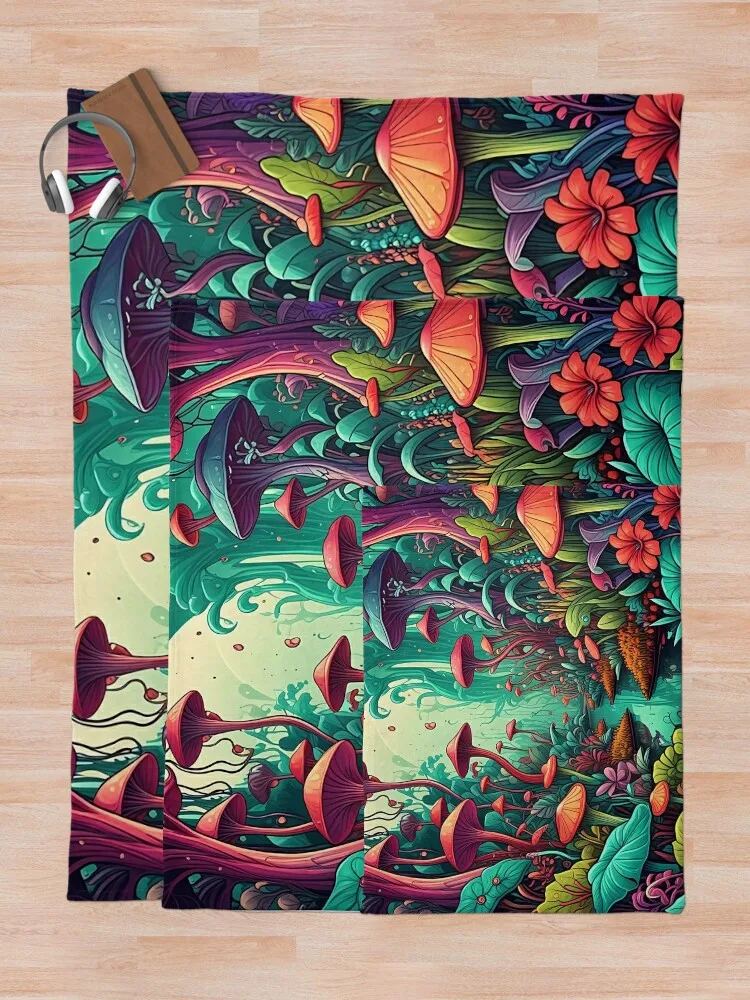 Одеяло Инший мирный лес забавный подарок одеяла украшения для диванов волосатые