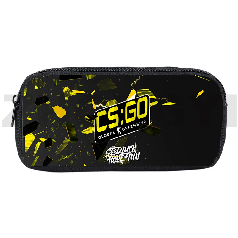 

Камуфляжный армейский карандаш большой емкости CS GO 3D, Женский чехол для ручек и туалетных принадлежностей, женская косметичка