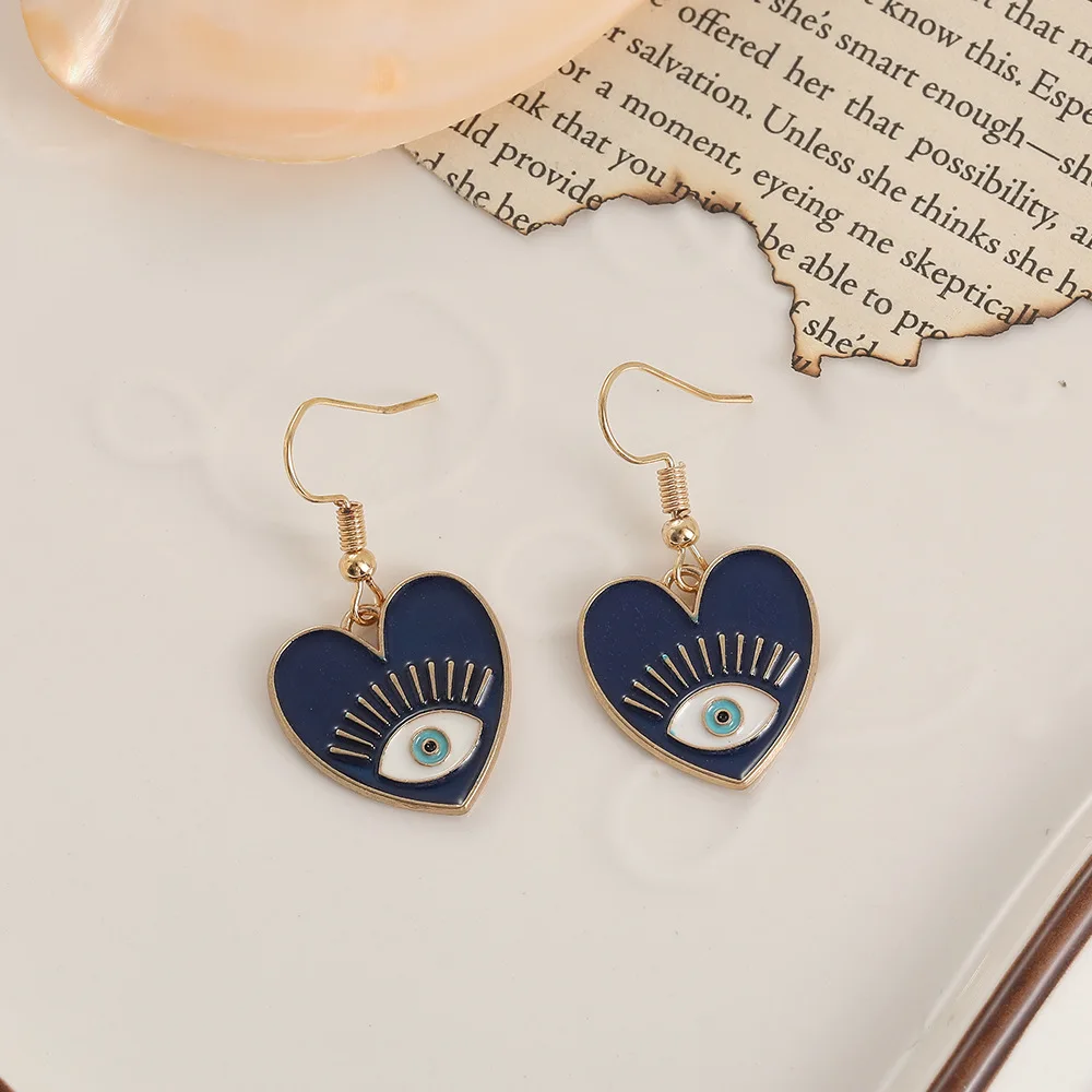 Серьги Partysu в Корейском стиле с дьявольскими глазами элегантные темпераментные