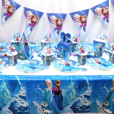 Детская одноразовая посуда Frozen  Disney