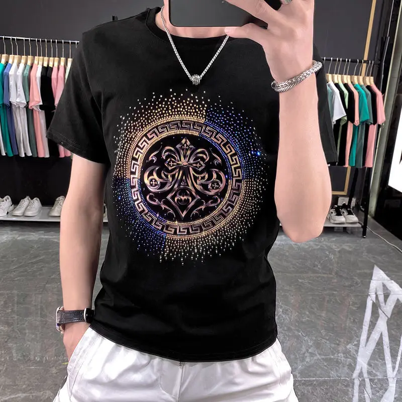 

Мужская летняя футболка с коротким рукавом, 3 цвета