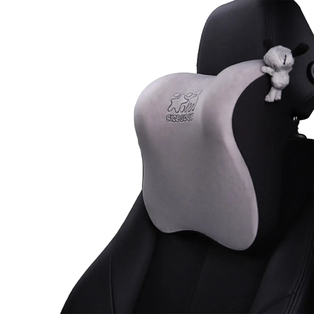 

New Car Seat Headrest Neck Pillow Memory Foam Auto Rest Guard Lumbar Pillow Universal Head Support Protector Relieve Fatigue