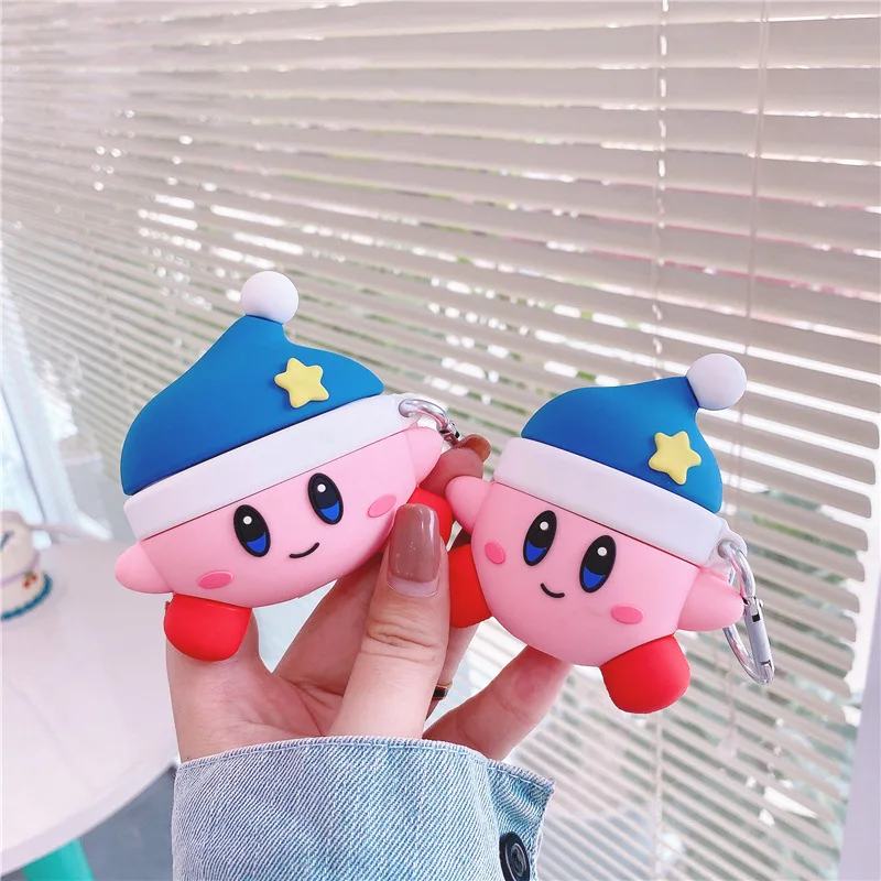 Защитный чехол Star Kirby для Apple Airpods Pro 1/2/3 Беспроводная Bluetooth-гарнитура милый