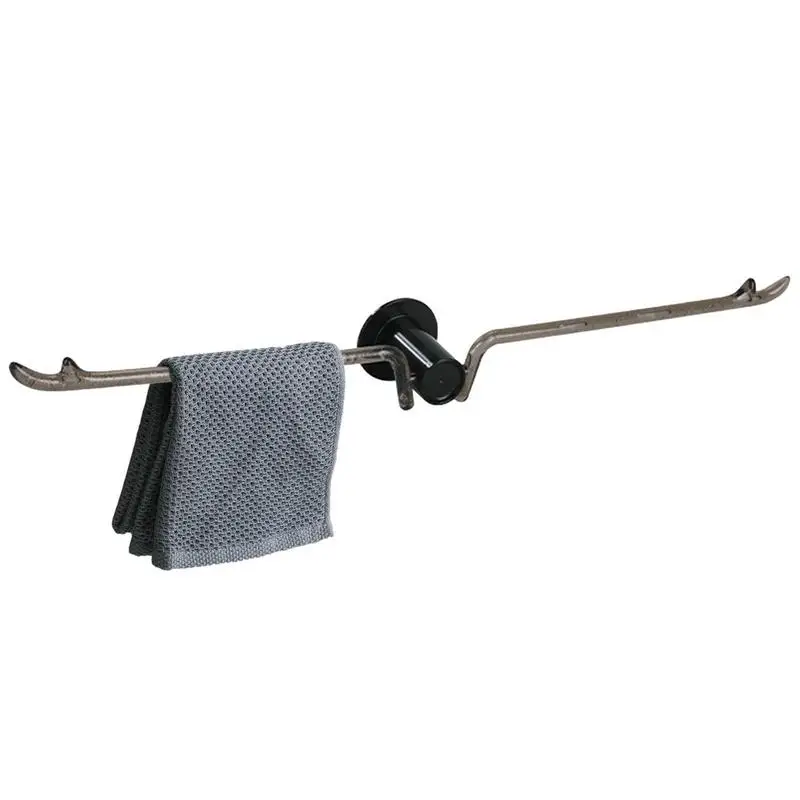 

Wall Mounted Shoe Rack Slippers Storage Drying Rack Wall Shelf Deer Horn Design No Punching Two-Way Suspension Shoes Hangers For