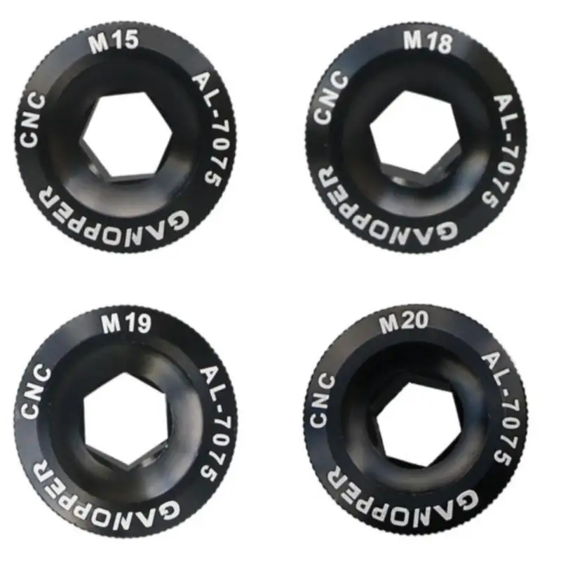 

M15 M18 M19 M20 алюминиевый сплав 7075 коленчатая винтовая крышка шатуна для дорожного велосипеда