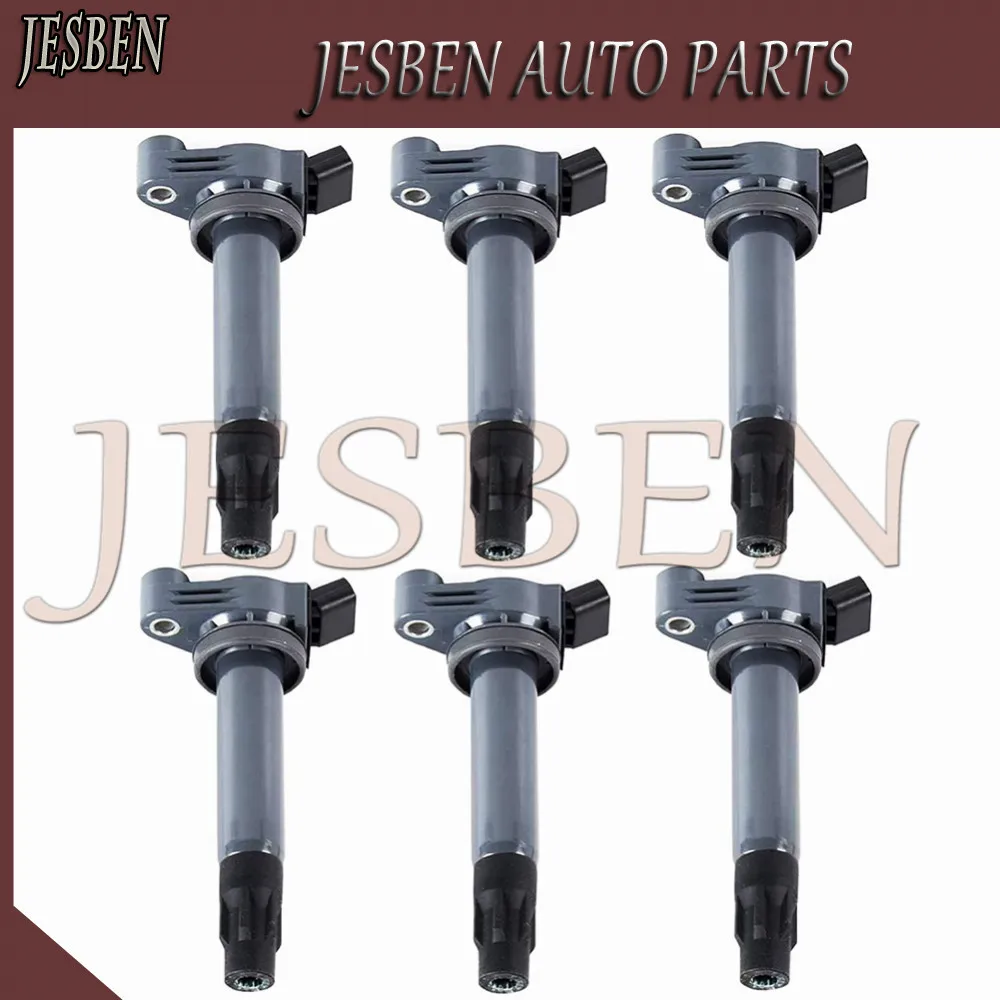 

Катушка зажигания 6X 90080-19025 90919-02246 для Toyota Camry Highlander Sienna Solara Lexus ES330 RX330 RX400H 3.3L 3mzfe 2003-2008