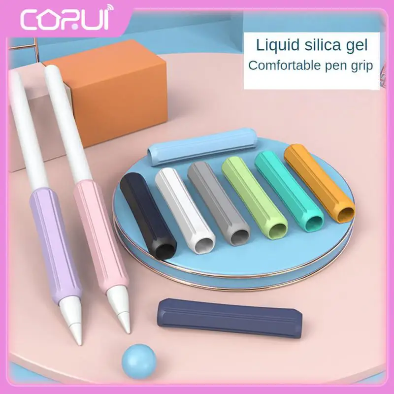 

Non-slip Protective Cover Non-slip Silicone Pen Case Easy Grip Soft Silicone Case Computer Parts Stylus Case Strong Toughness