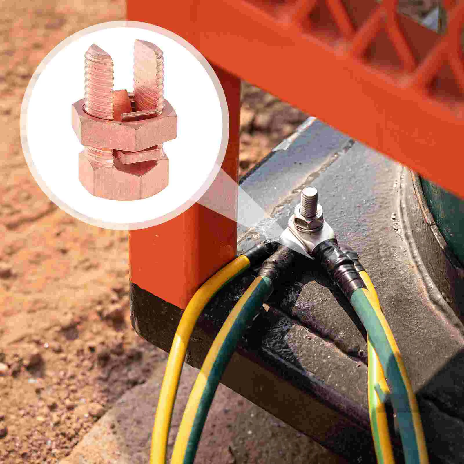 

Bolts Nuts Antennas Ground Wire Connector Cable Clip Ground Rod Split Bolt Antenna Antena