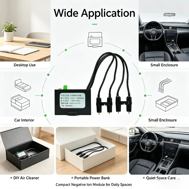 Фото Генератор отрицательных ионов, USB DC5V, плазменный модуль с мелкодисперсными отрицательными ионами для очистителя воздуха №2