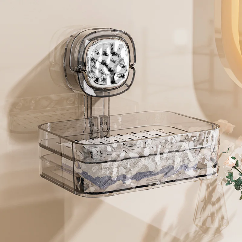 

Двухъярусная мыльница на присосках