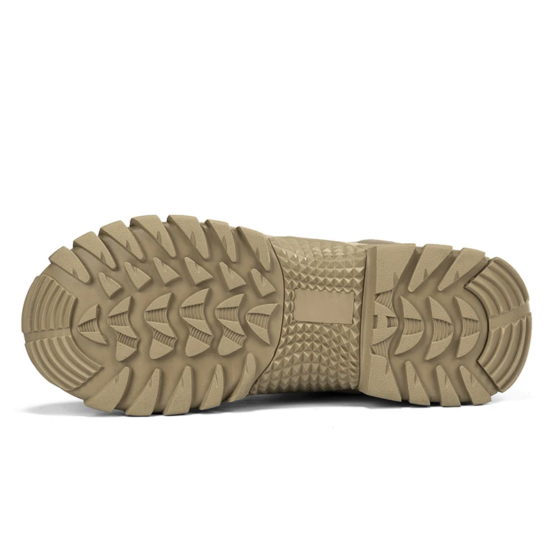 New Men's Military Leather Boots Special Forces Tactical Desert Combat Men's Boots Outdoor Ankle Boots