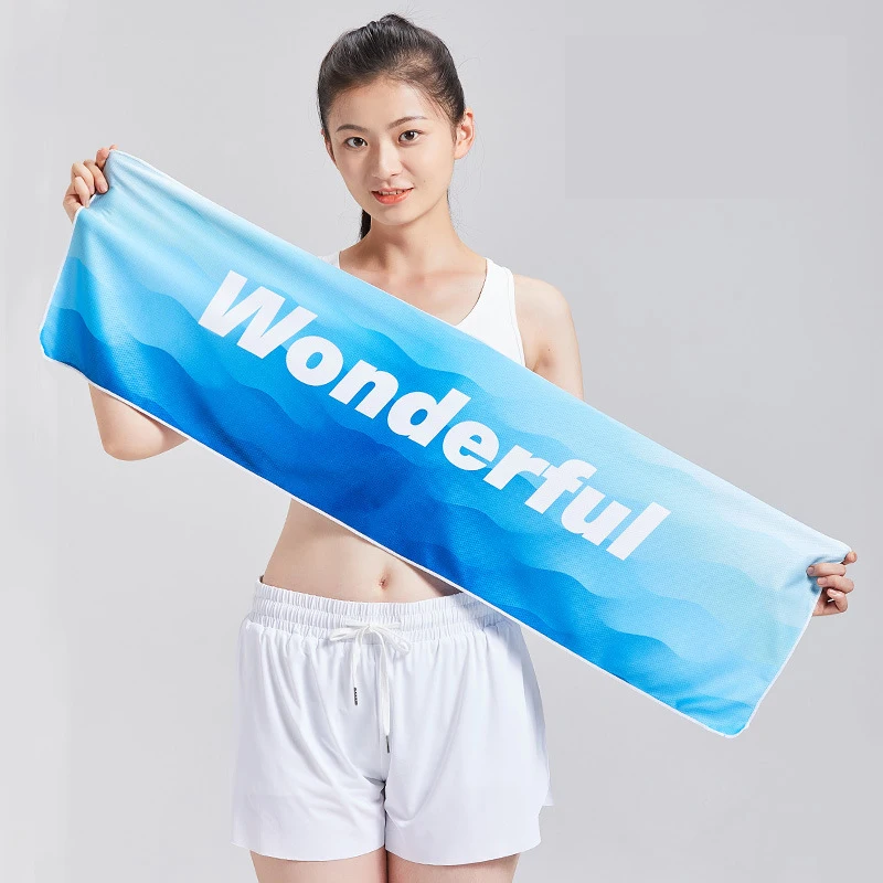 

Быстросохнущее спортивное полотенце с модным принтом, мягкое легкое абсорбирующее полотенце из микрофибры для путешествий, плавания, йоги,...