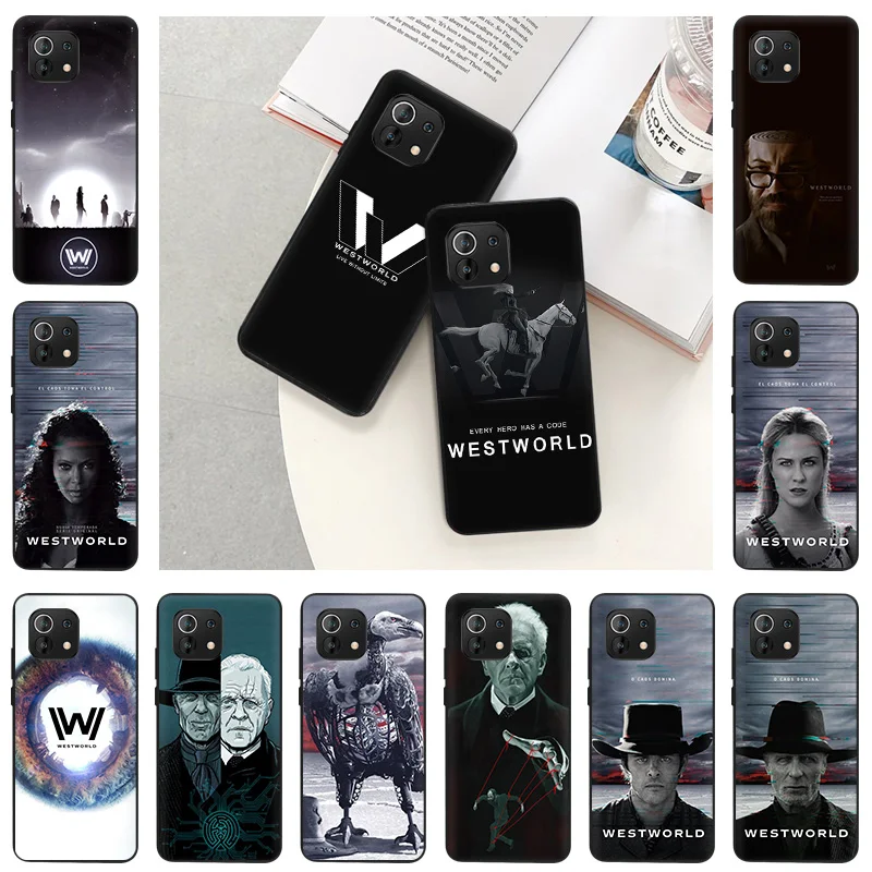 Чехол для телефона Xiaomi Mi 11 Lite 5G Ultra 10 11i 11x10T Pro 9 SE Note Westworld TV Show матовый мягкий черный