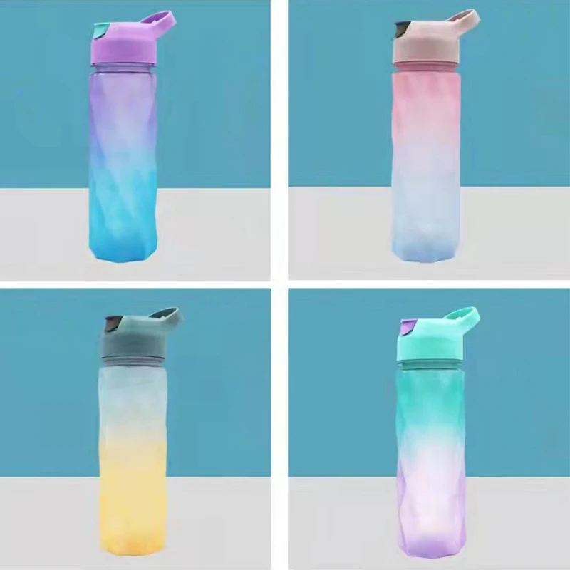 Алмазная чашка бутылка для воды с соломинкой девочек уличная дорожная кружка