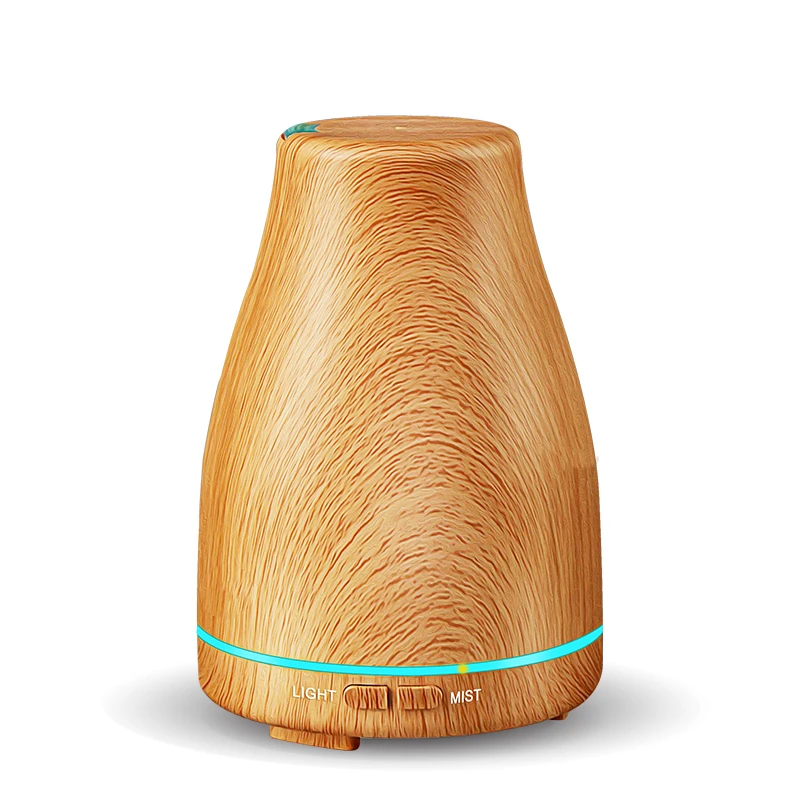 

Overseas Warehouse 120ml Aroma Essential Oil Diffuser Ultrasonic Air Humidifier with Wood Grain Free Shipping