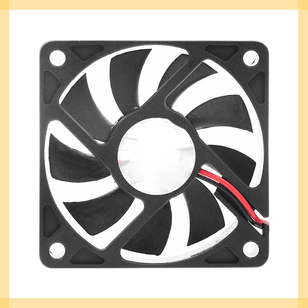 

X 60 X 10mm 2 Pins 12V DC Computer Cooling Fan PC Case CPU Heat Sink Cooler 4900-6050 RPM CPU Cooler Case Fan Low Noise